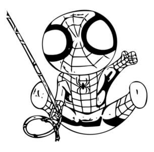 Desenho de Homem-Aranha (Spider-Man) para imprimir