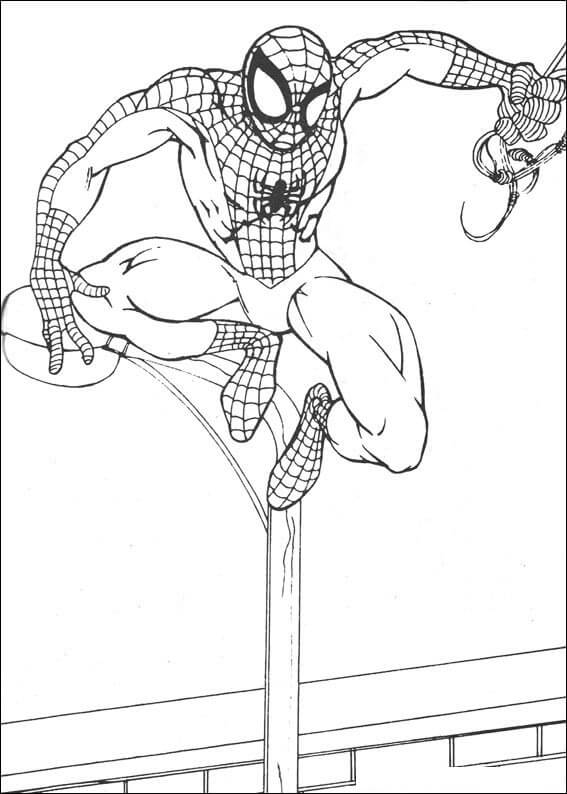 Desenho de Homem-Aranha (Spider-Man) para imprimir