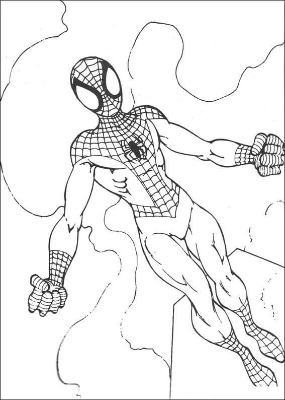 Desenho de Homem-Aranha (Spider-Man) para imprimir