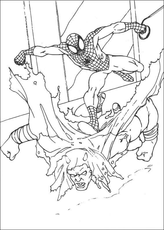 Desenho de Homem-Aranha (Spider-Man) para imprimir