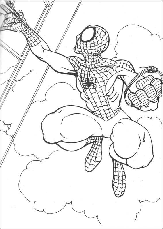 Desenho de Homem-Aranha (Spider-Man) para imprimir
