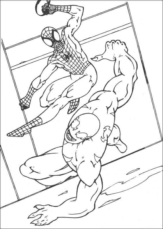 Desenho de Homem-Aranha (Spider-Man) para imprimir