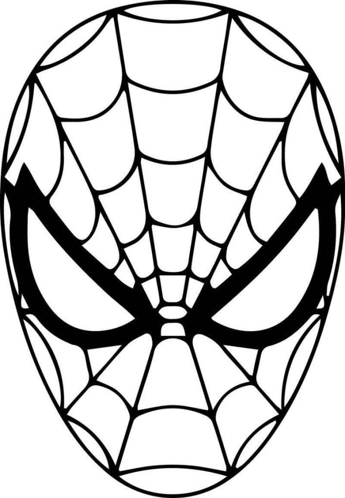 Desenho de Homem-Aranha (Spider-Man) para imprimir