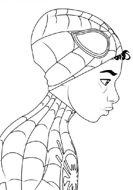 Desenho de Homem-Aranha (Spider-Man) para imprimir