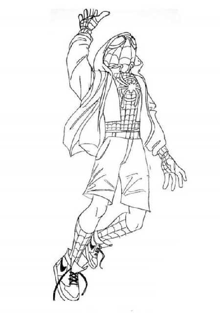 Desenho de Homem-Aranha (Spider-Man) para imprimir