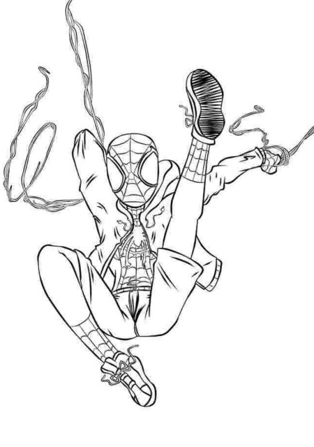 Desenho de Homem-Aranha (Spider-Man) para imprimir