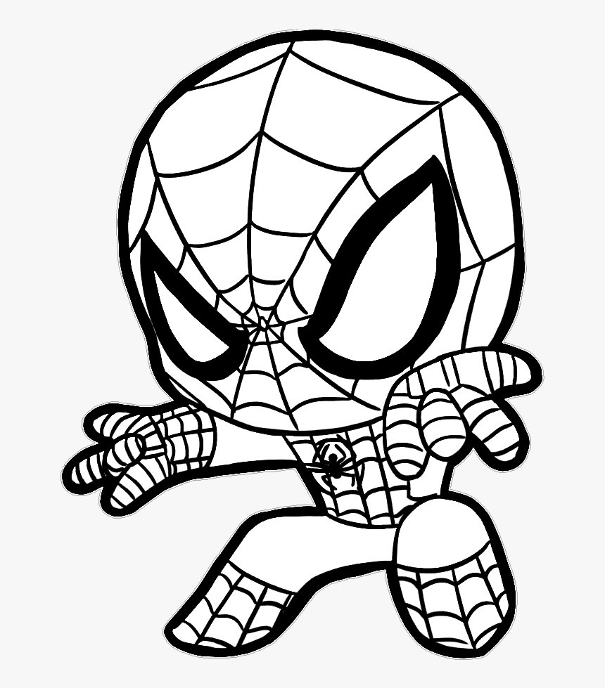 Desenho de Homem-Aranha (Spider-Man) para imprimir