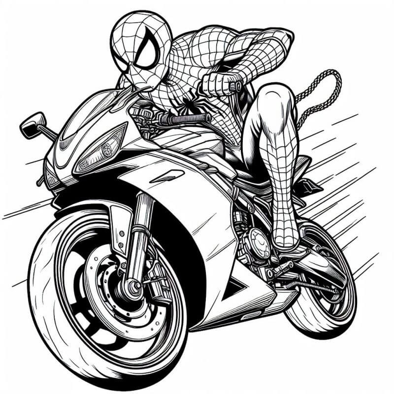Desenho de Homem-Aranha (Spider-Man) para imprimir
