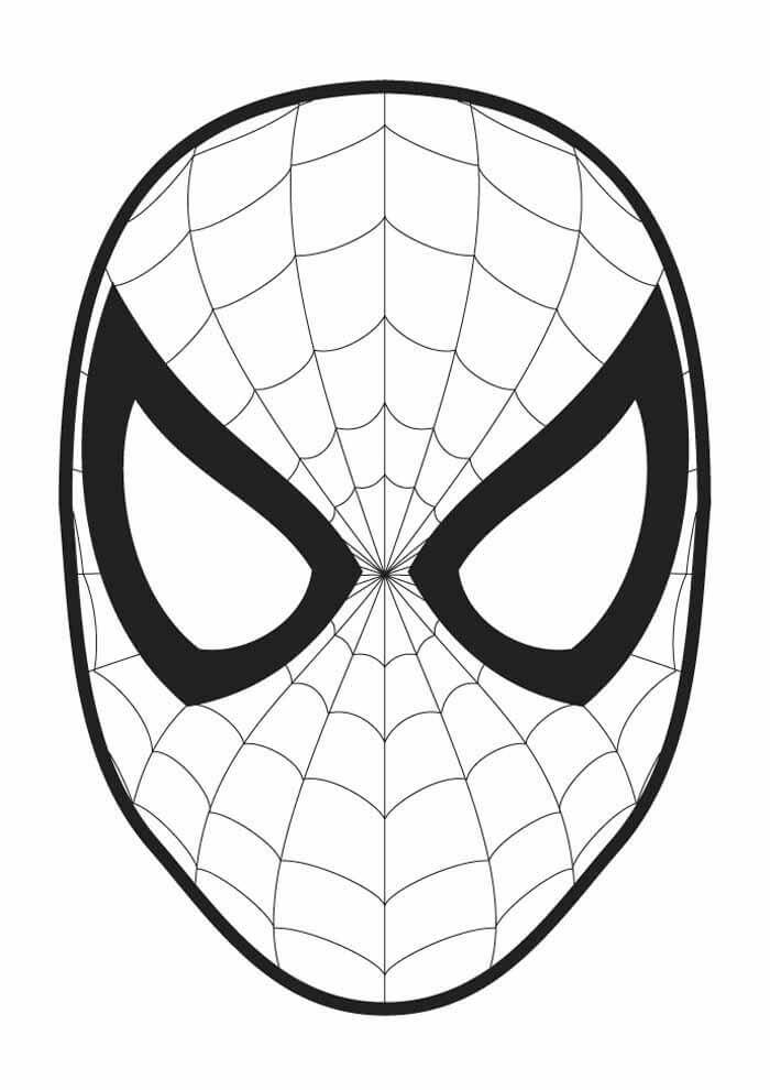 Desenho de Homem-Aranha (Spider-Man) para imprimir