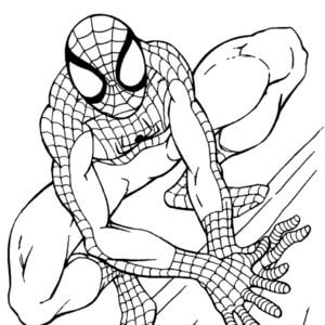 Desenho de Homem-Aranha (Spider-Man) para imprimir
