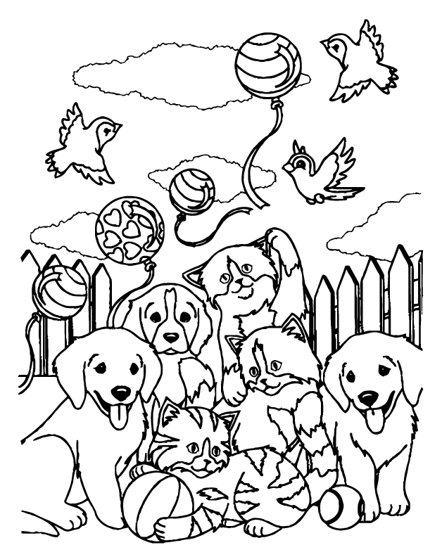 Desenho de Lisa Frank para imprimir