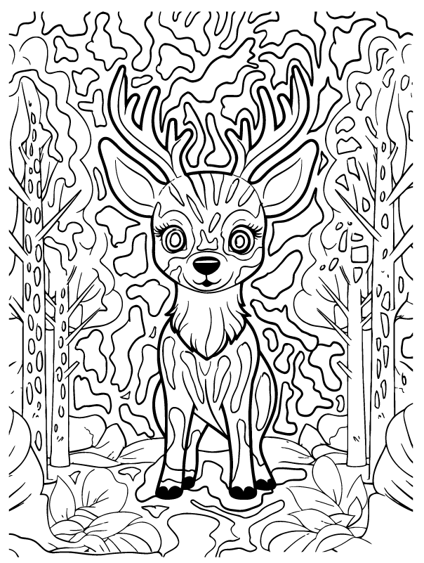 Desenho de Lisa Frank para imprimir