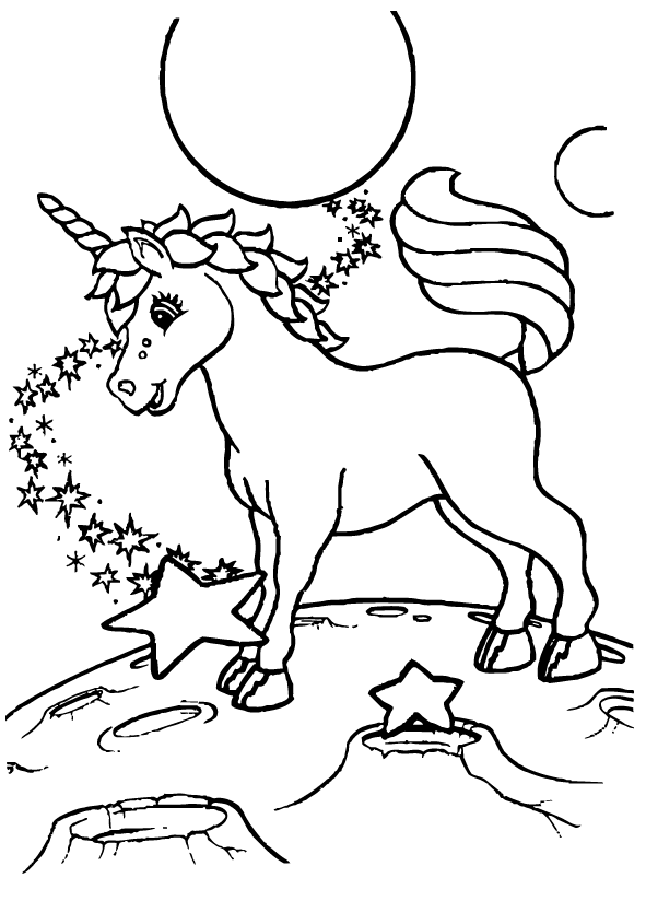 Desenho de Lisa Frank para imprimir