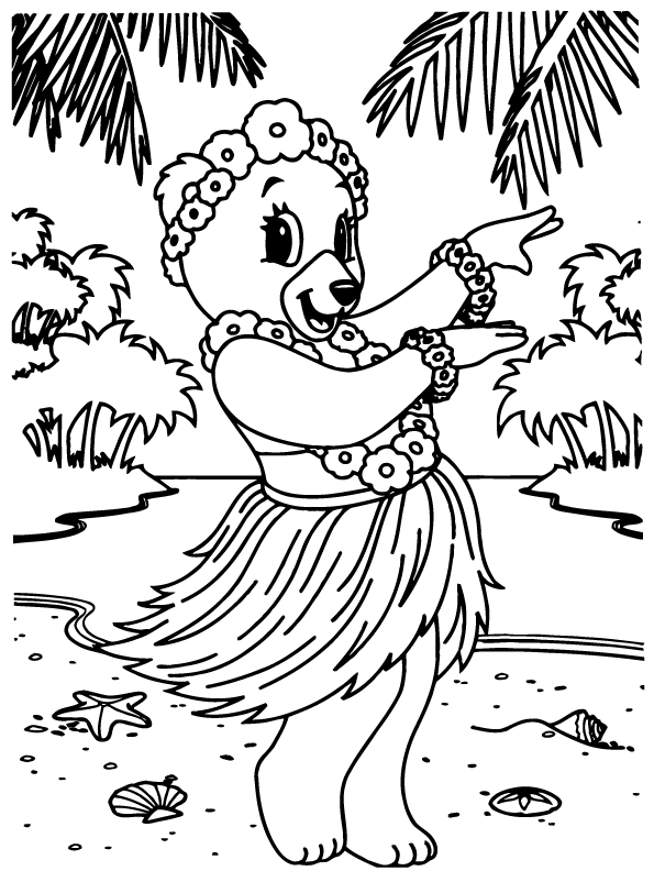 Desenho de Lisa Frank para imprimir