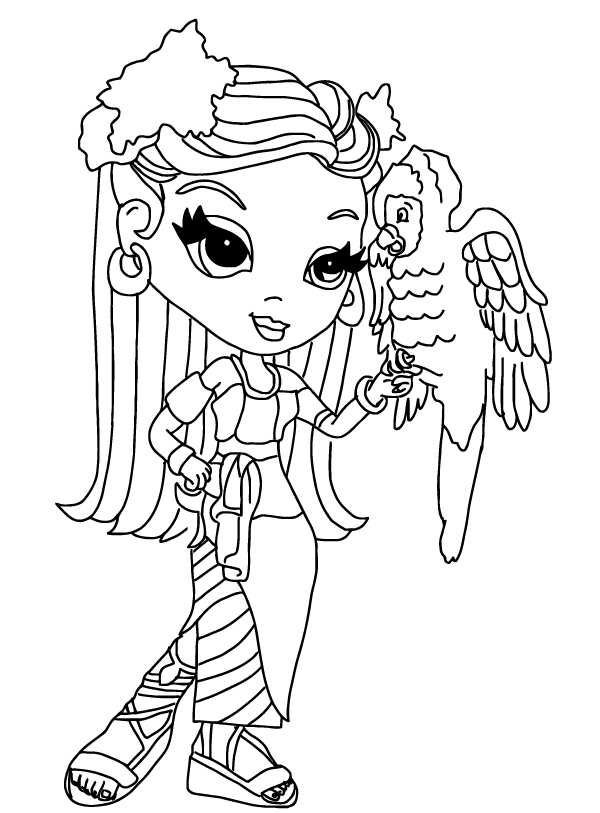 Desenho de Lisa Frank para imprimir