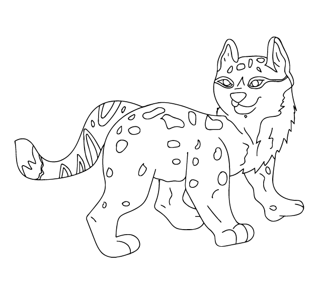 Desenho de Lisa Frank para imprimir