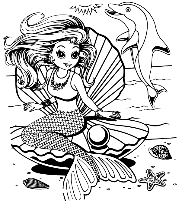Desenho de Lisa Frank para imprimir