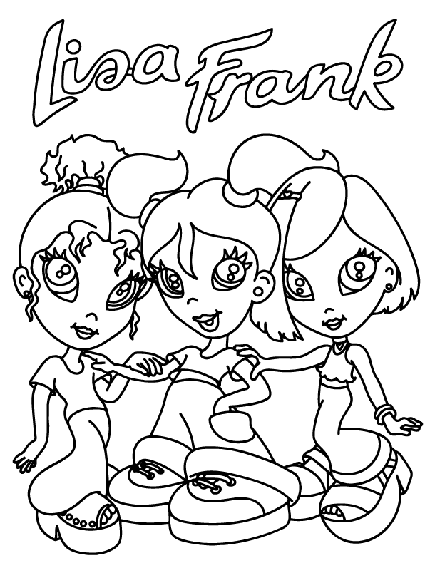 Desenho de Lisa Frank para imprimir