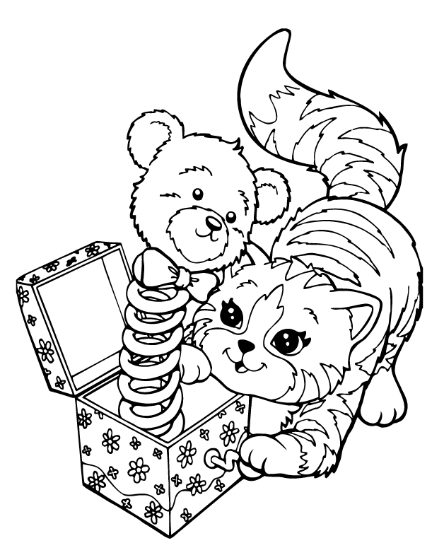 Desenho de Lisa Frank para imprimir