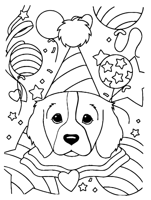 Desenho de Lisa Frank para imprimir