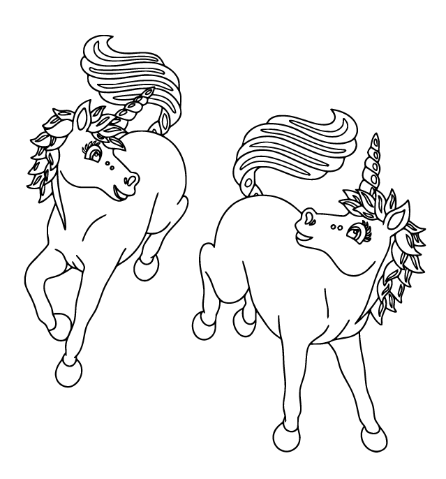 Desenho de Lisa Frank para imprimir