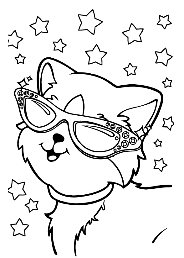 Desenho de Lisa Frank para imprimir