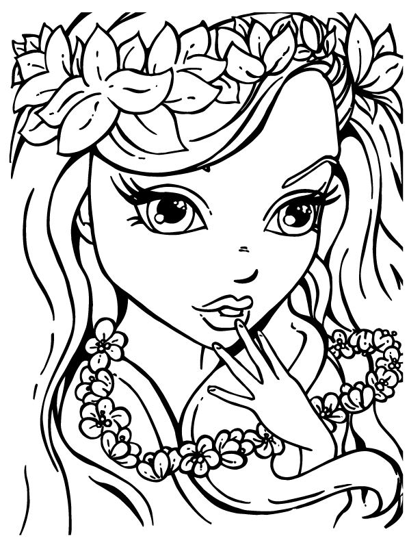 Desenho de Lisa Frank para imprimir