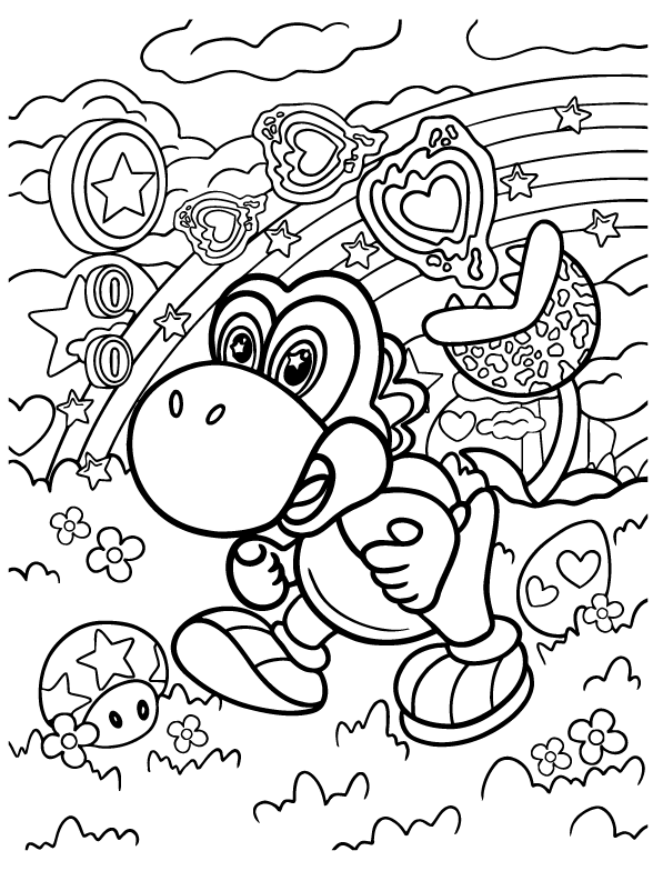 Desenho de Lisa Frank para imprimir