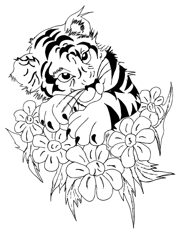 Desenho de Lisa Frank para imprimir