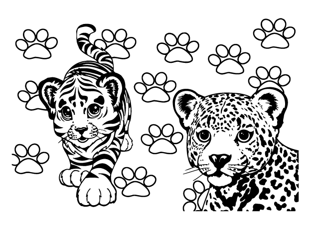Desenho de Lisa Frank para imprimir