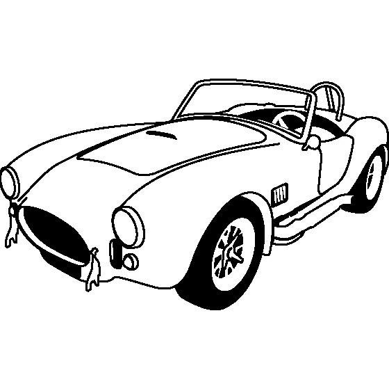 Desenho de Porsche para imprimir