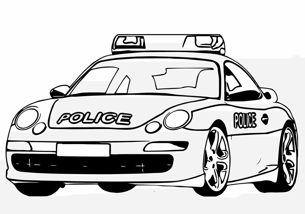 Desenho de Porsche para imprimir
