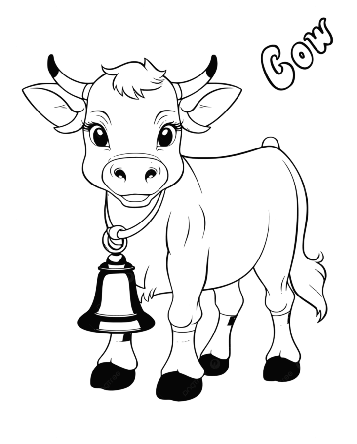Desenho de Vacas para imprimir