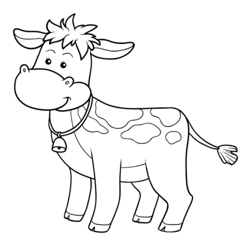 Desenho de Vacas para imprimir