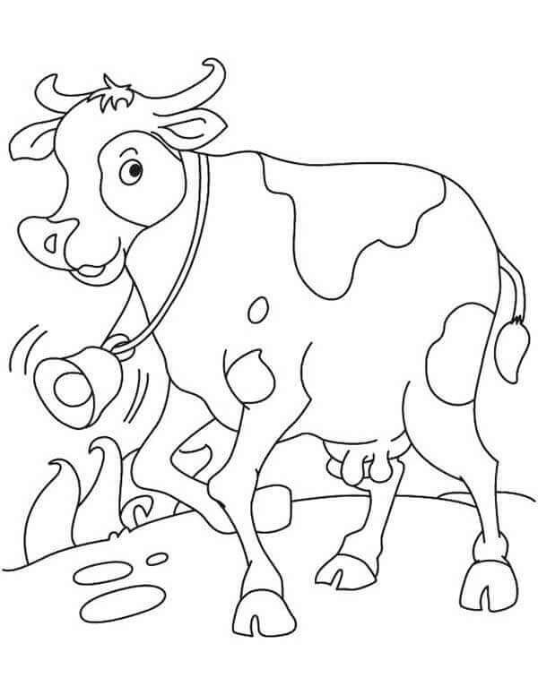 Desenho de Vacas para imprimir