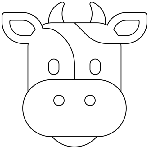 Desenho de Vacas para imprimir