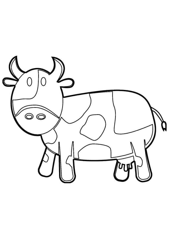 Desenho de Vacas para imprimir
