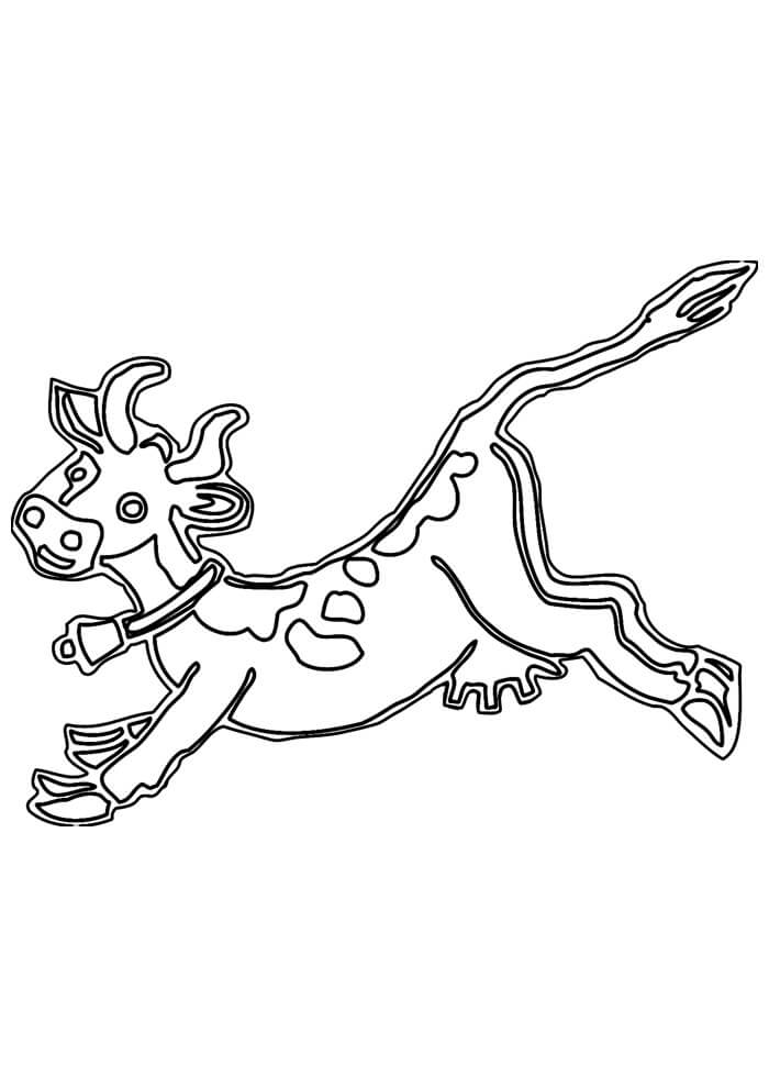 Desenho de Vacas para imprimir