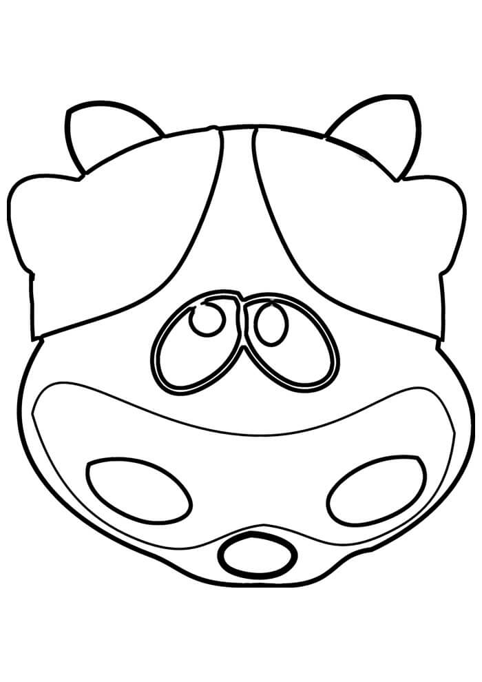 Desenho de Vacas para imprimir