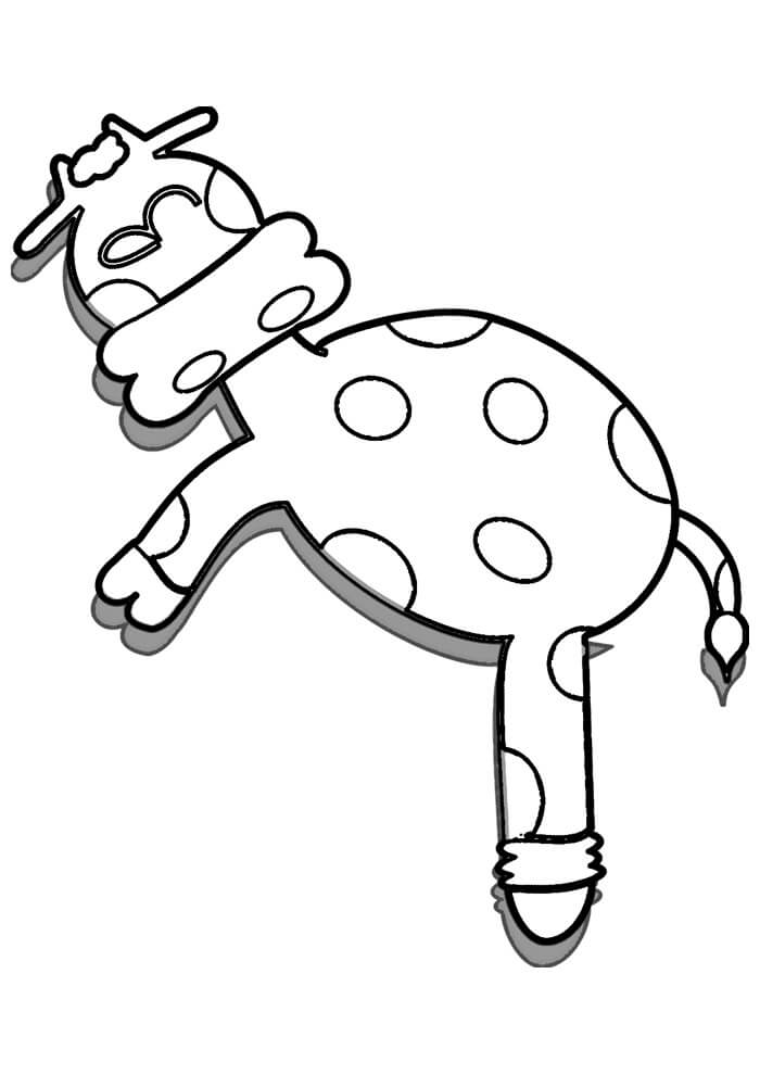 Desenho de Vacas para imprimir