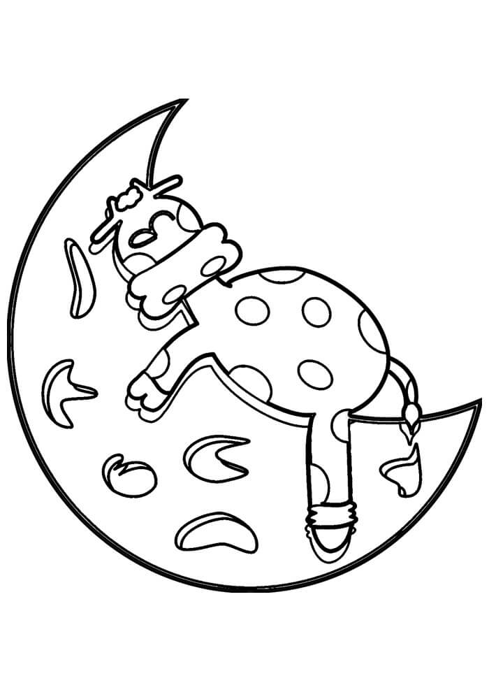 Desenho de Vacas para imprimir