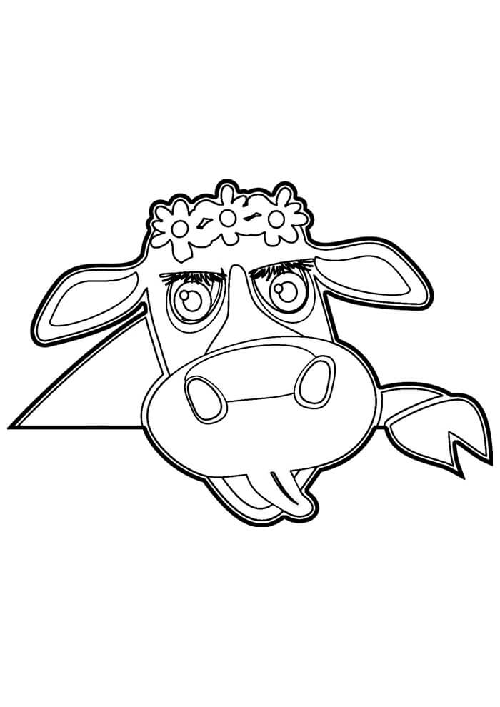 Desenho de Vacas para imprimir