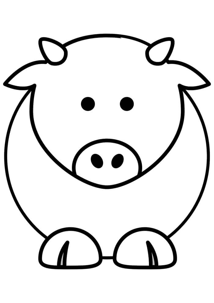 Desenho de Vacas para imprimir