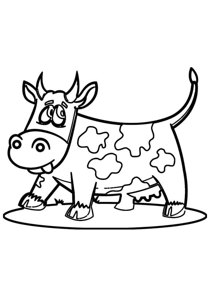 Desenho de Vacas para imprimir