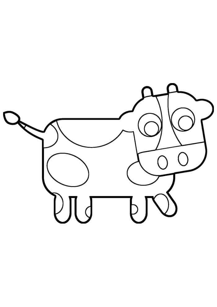 Desenho de Vacas para imprimir