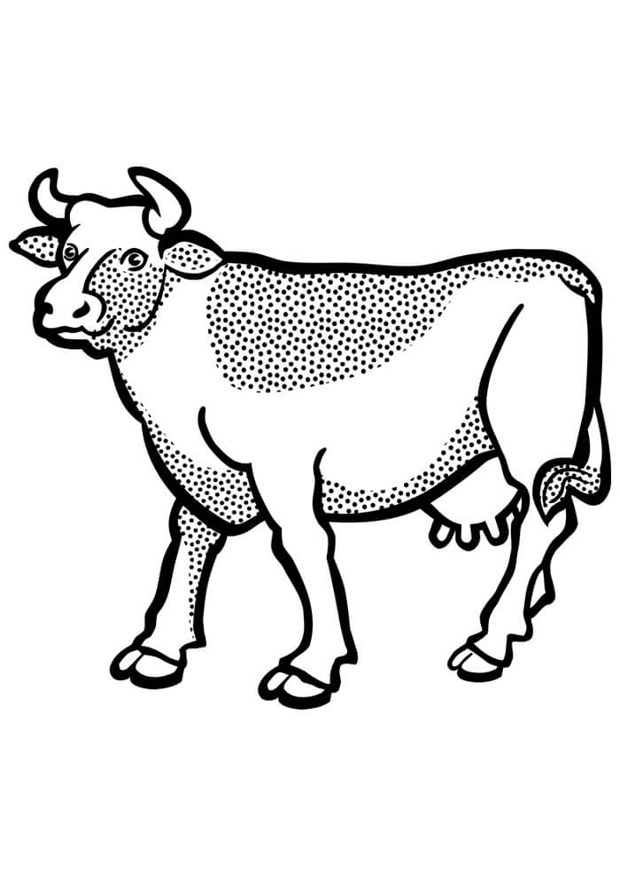Desenho de Vacas para imprimir
