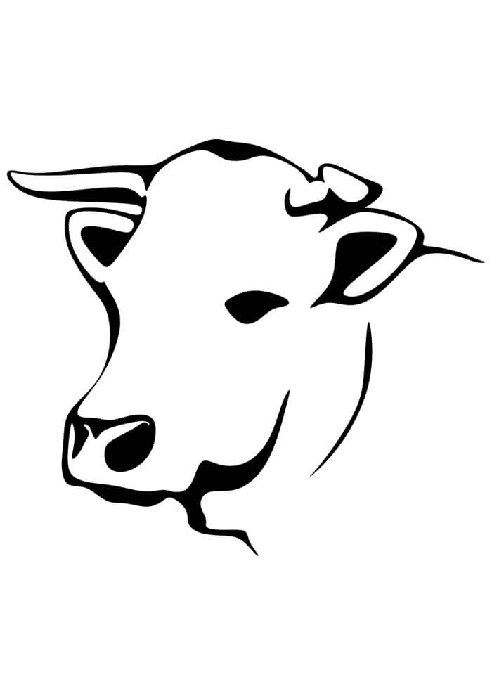 Desenho de Vacas para imprimir
