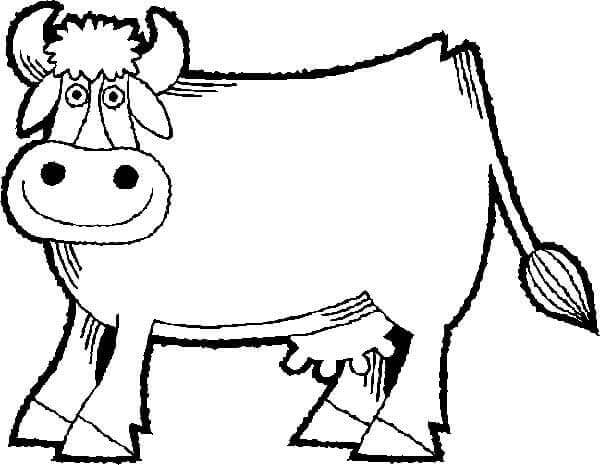 Desenho de Vacas para imprimir