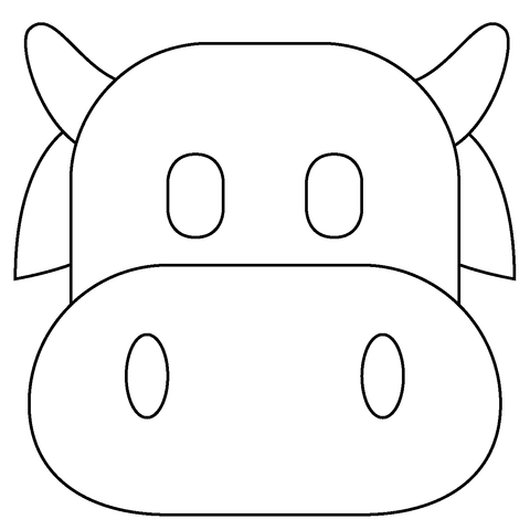 Desenho de Vacas para imprimir