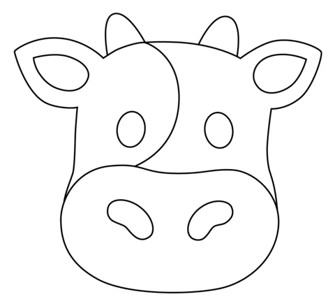 Desenho de Vacas para imprimir